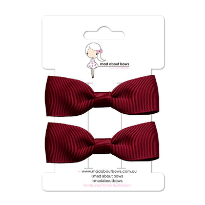 Pixie Clip Pair-Mad About Bows