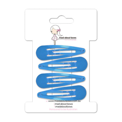 Snap Clips 5cm French Blue-Mad About Bows