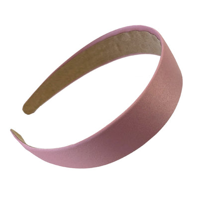 Satin Headband Pink Wide 3cm-Mad About Bows