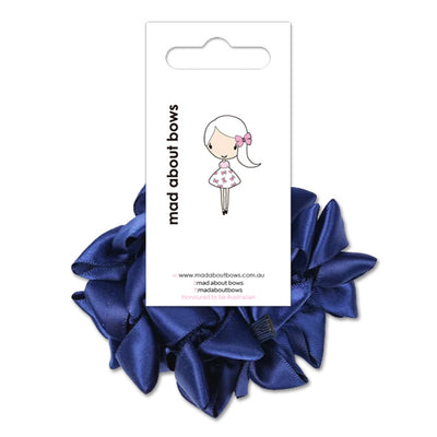 Twisted Scrunchies Cobalt-Mad About Bows