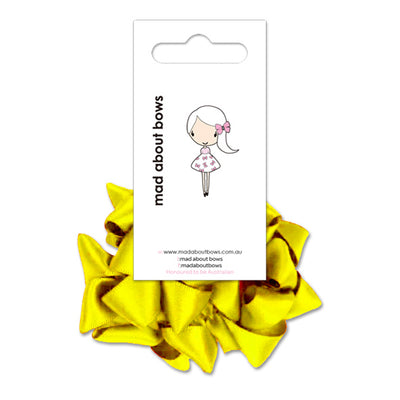 Twisted Scrunchies Yellow Gold-Mad About Bows