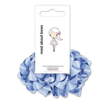 Twisted Scrunchies French Blue-Mad About Bows