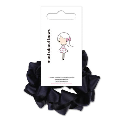 Twisted Scrunchies Ensign (Dark Navy)-Mad About Bows