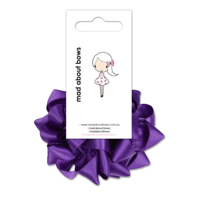 Twisted Scrunchies Purple-Mad About Bows